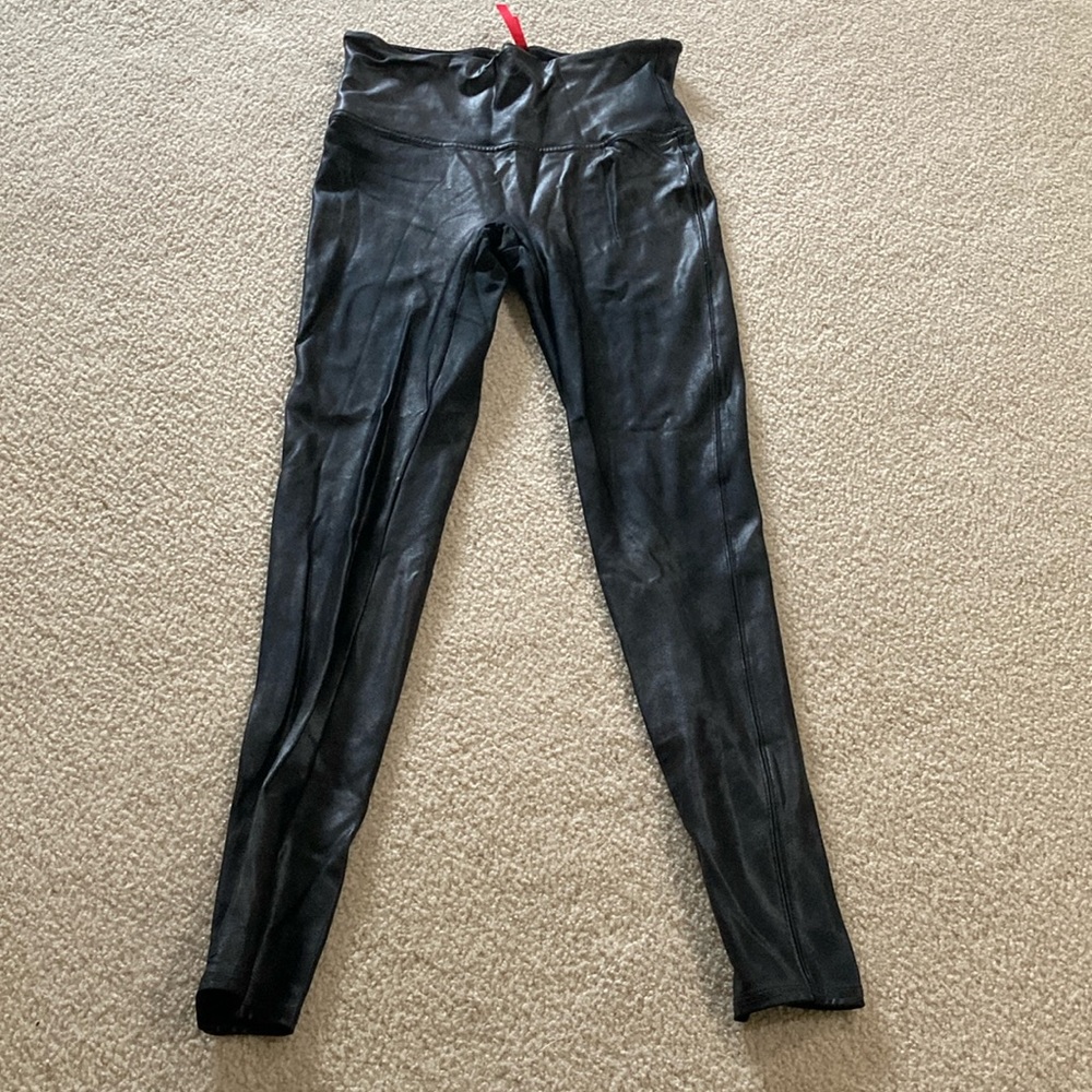 Spanx faux leather leggings